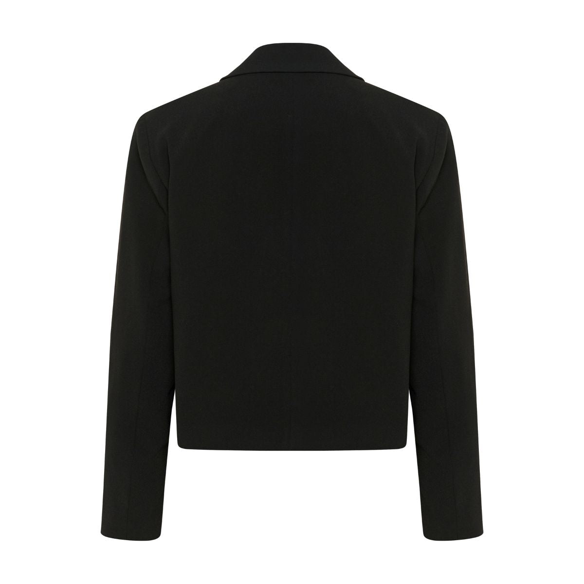 Ella™ | Kort Sort Blazer med Elegante Detaljer