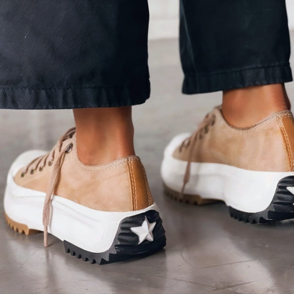Elisa™ - Platform Sneakers i Læder
