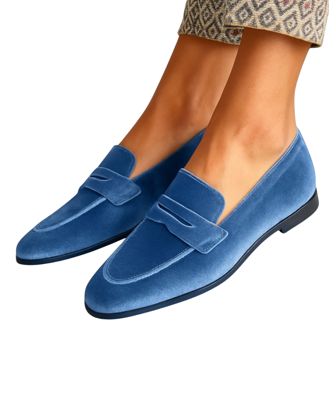 Jane | Loafers i blødt velour