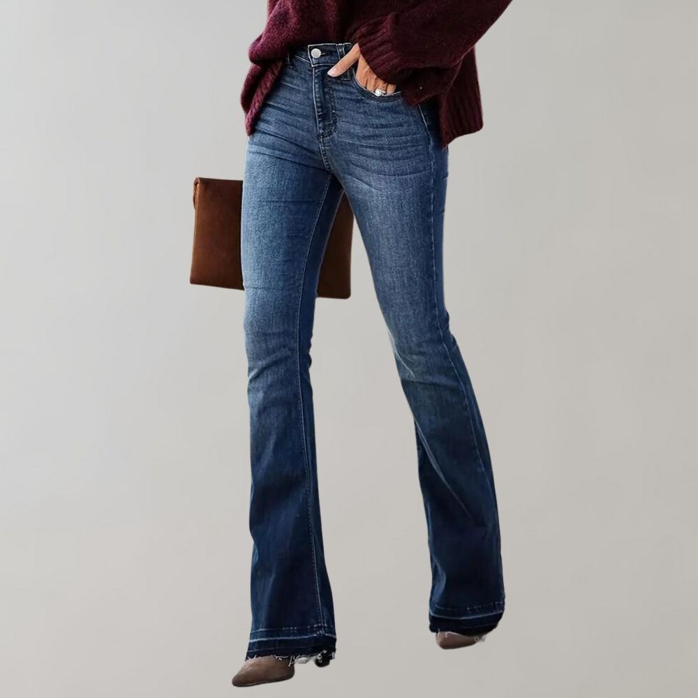 Linde™ | Dame Vinter Udsvingede Denimjeans