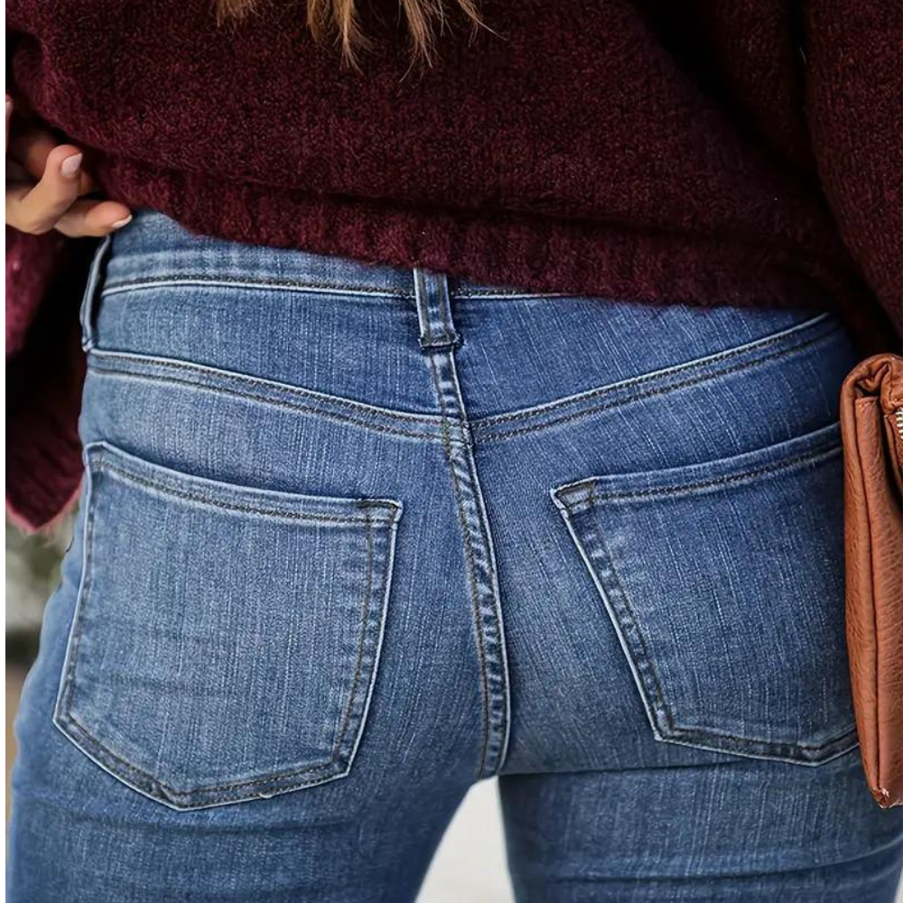 Linde™ | Dame Vinter Udsvingede Denimjeans