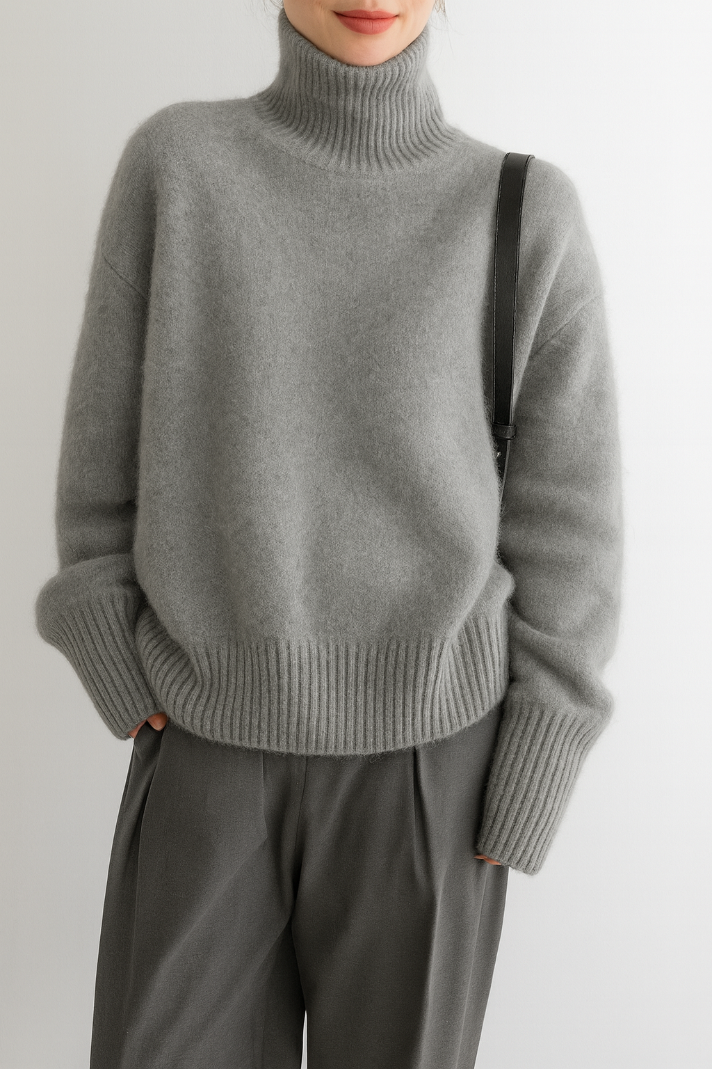 Isabella™ | Cashmere Højhalset Trøje