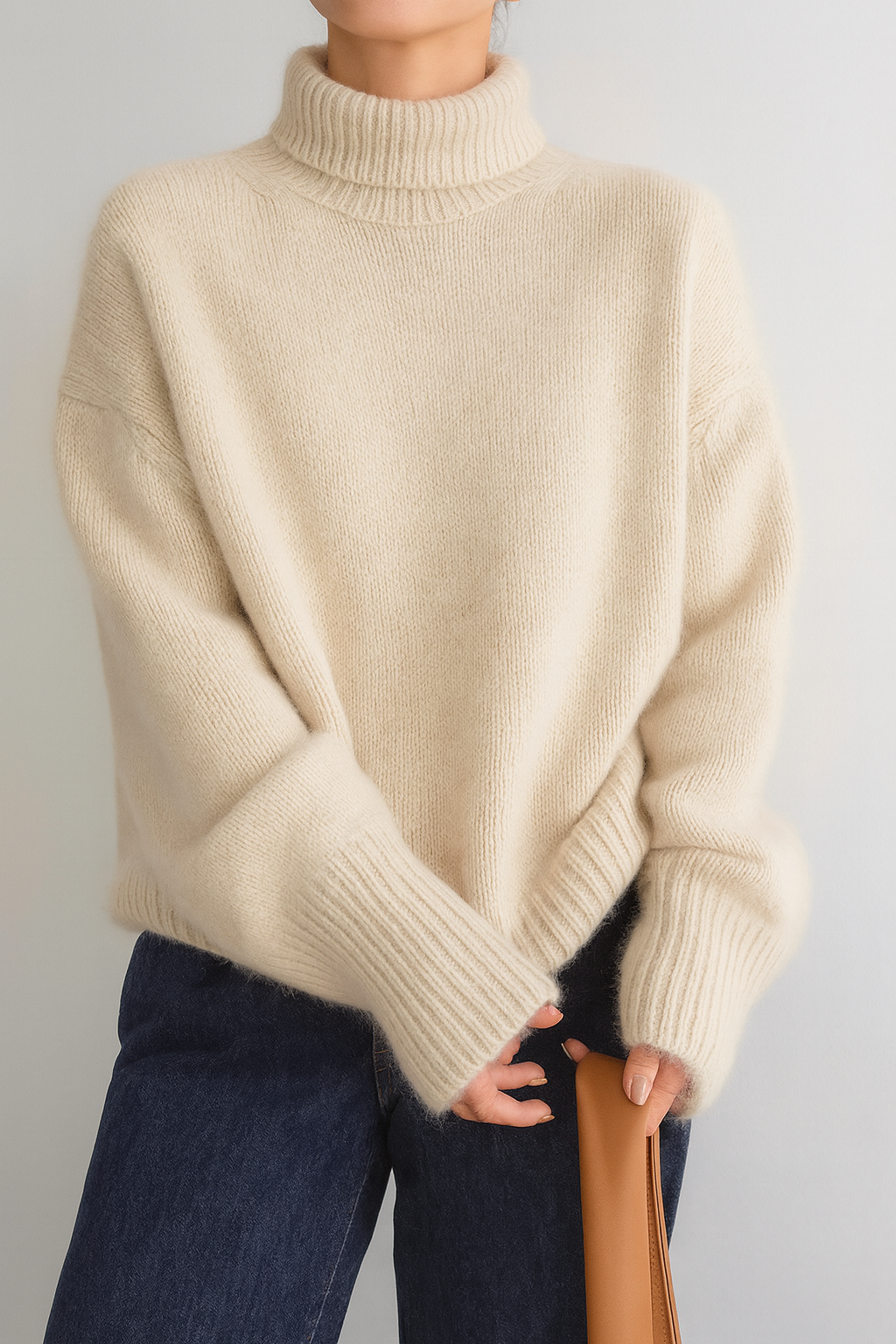 Isabella™ | Cashmere Højhalset Trøje