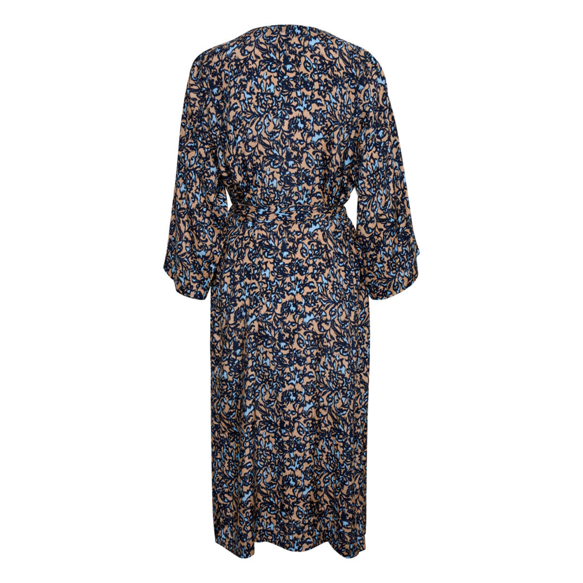 Clementin kimono sand/blå grafisk