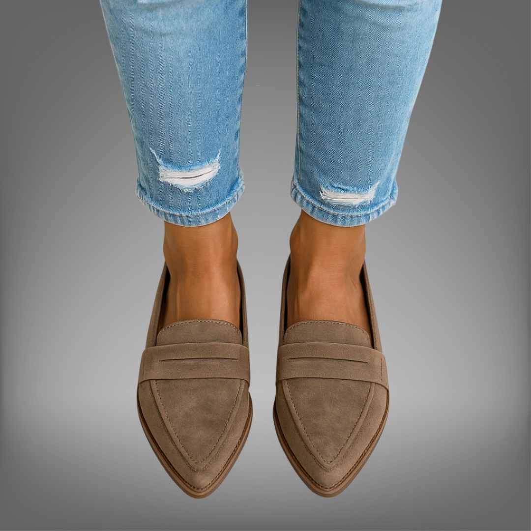 Rosa | Klassiske Lædermokasiner