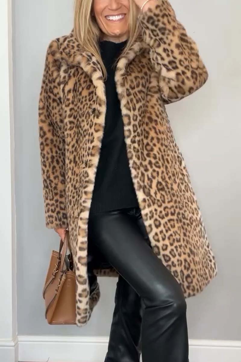 Lizzie™ - Leopard Print Frakke
